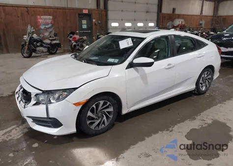 2018 Honda Civic Ex z USA, uszkodzony, nr VIN 2HGFC2F72JH552423